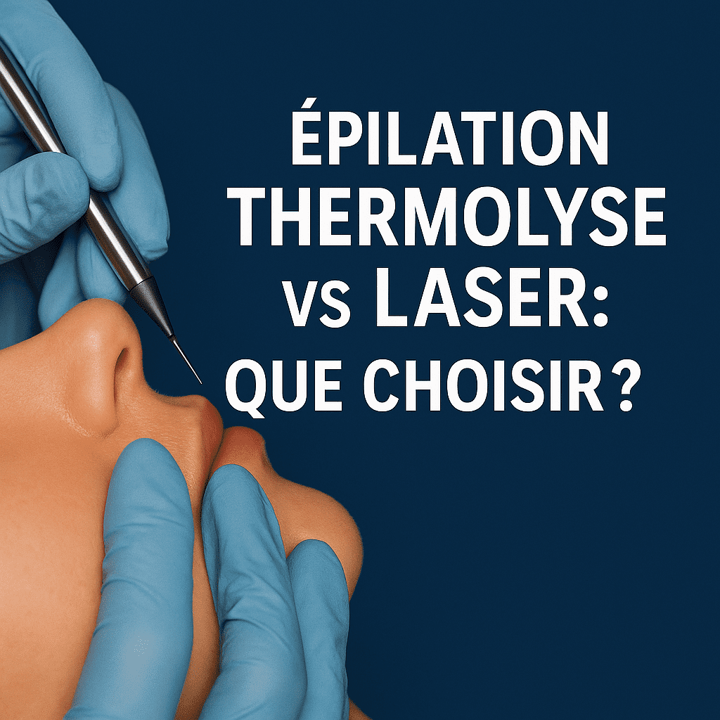 épilation thermolyse vs laser - avis expert Paris